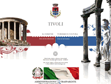 Tablet Screenshot of comune.tivoli.rm.it